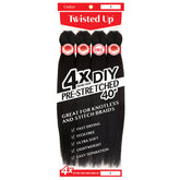Outre Twisted Up DIY Braids - PRE-STRETCHED 40"/50"/60" 4X